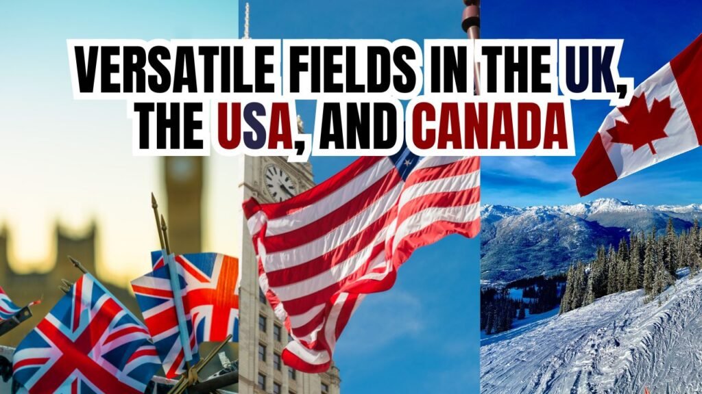 Versatile Fields in the UK, the USA, and Canada